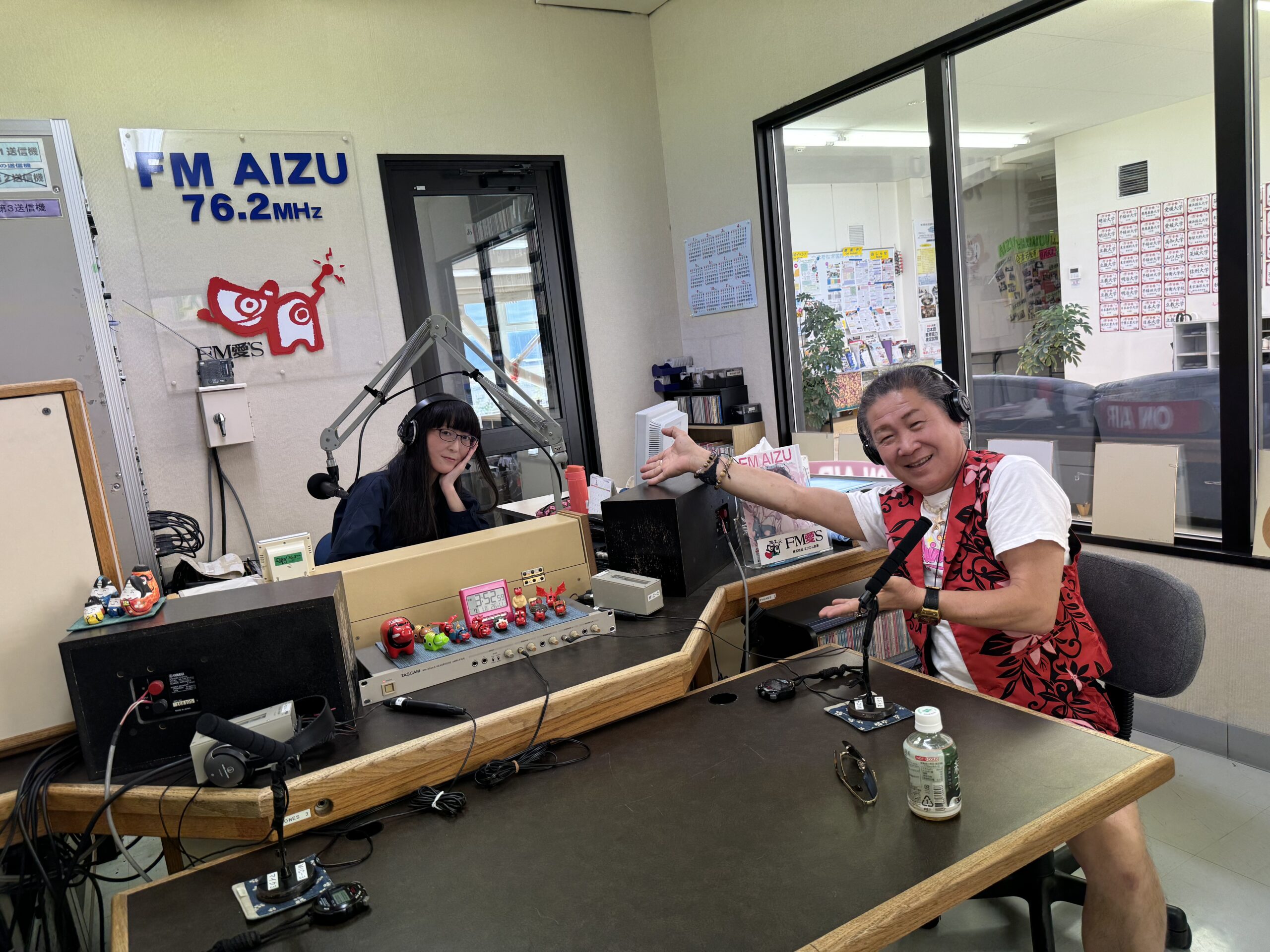 エフエム会津にゲスト出演 - フミックのさすけ〜ね！Radio